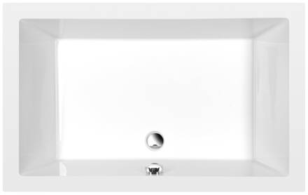 DEEP hlboká sprchová vanička s konštrukciou, obdĺžnik 120x75x26cm, biela