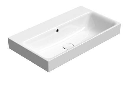 NUBES keramické umývadlo 70x40cm, bez otvoru, biela ExtraGlaze