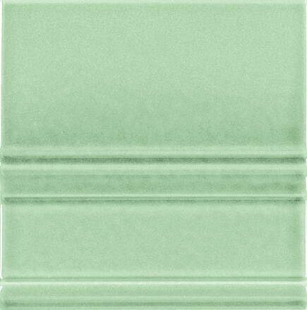 MODERNISTA Rodápie Clasico C/C Verde Claro 15x15