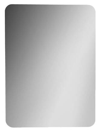 ISHAPE Zrkadlo 600x800mm, zaoblené rohy, bez uchytenia