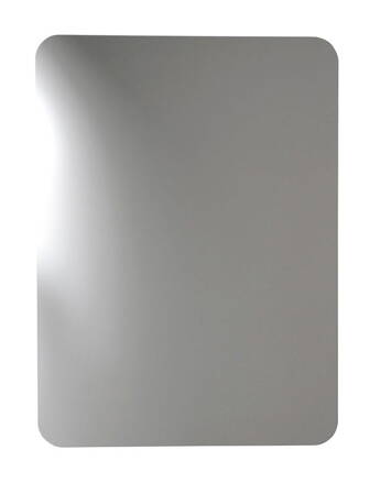 ISHAPE Zrkadlo 500x900mm, zaoblené rohy, bez uchytenia