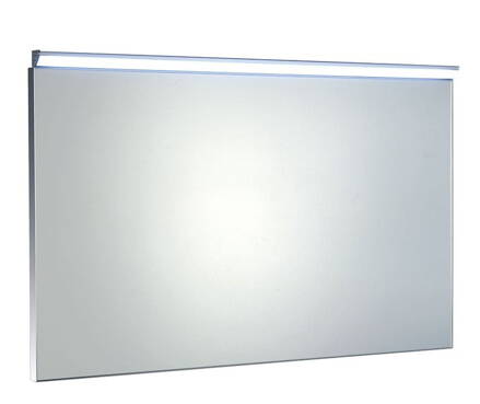 BORA zrkadlo v ráme 1000x600mm s LED osvetlením a s prepínačom, chróm