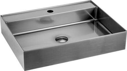 AURUM nerezové umývadlo 55x42 cm, vrátane výpuste, brúsená nerez