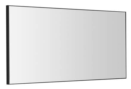 AROWANA zrkadlo v ráme, 1000x500mm, čierna mat