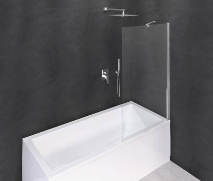 MODULAR SHOWER vaňová zástena 900x1500mm, číre sklo