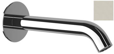 Nástenná výtoková hubica, 165mm, brúsený nikel