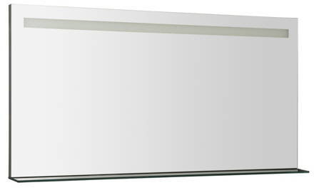 BRETO LED podsvietené zrkadlo, sklenená polica, 1200x608mm