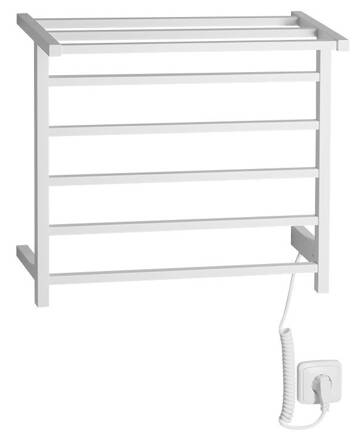 ELZOR Elektrický sušiak uterákov 500x470mm, 60W, biela matná