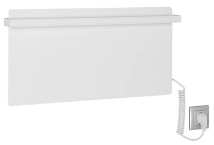 ELMIS Elektrický sušiak uterákov 600x300mm, 90W, hliník, biela matná