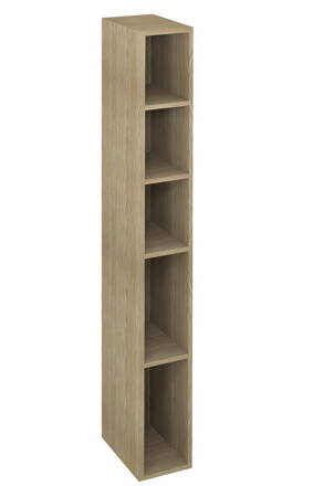 ESPACE otvorená policová skrinka 20x172x32cm, brest Bardini