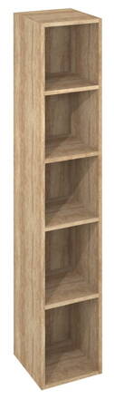 ESPACE otvorená policová skrinka 30x172x32cm, dub Alabama