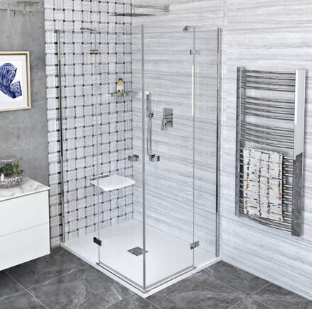 FORTIS LINE obdĺžniková sprchová zástena 1000x900 mm, rohový vstup