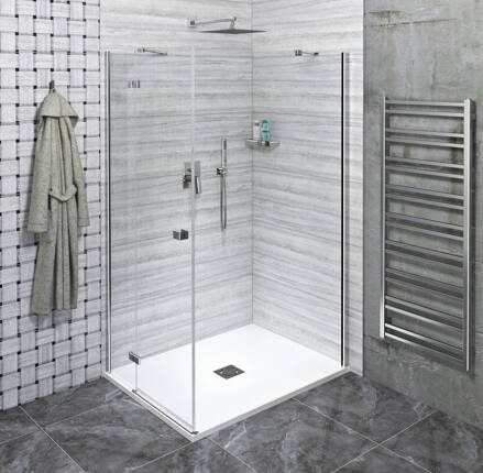 FORTIS LINE obdĺžniková sprchová zástena 1000x1100 mm, L varianta