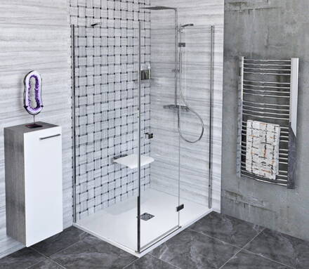 FORTIS LINE obdĺžniková sprchová zástena 1100x1000 mm, R varianta