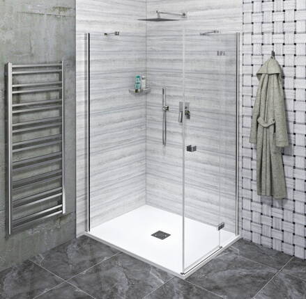 FORTIS LINE obdĺžniková sprchová zástena 900x1100 mm, R varianta