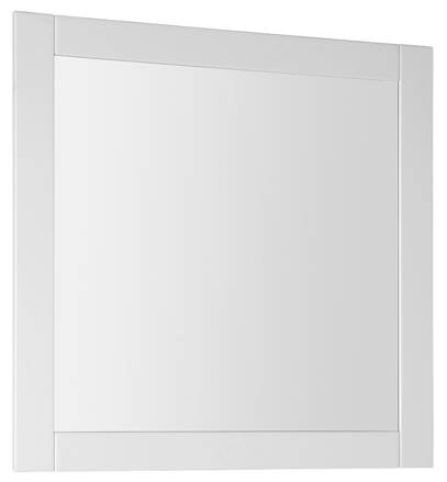 FAVOLO zrkadlo v ráme 80x80 cm, biela mat