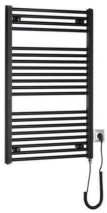 DIRECT-E elektrické vykurovacie teleso, rovné, 600x960 mm, 400 W, čierna