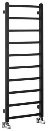 METRO LIGHT vykurovacie teleso 400x1140 mm, čierna mat