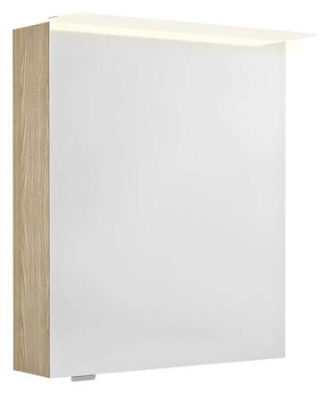 LINEX galérka s LED osvetlením, 60x70x15cm, ľavá/pravá. brest Bardini