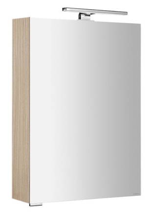 MIRRÓ galérka s LED osvetlením, 50x70x16cm, ľavá/pravá, brest Bardini