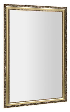 BOHEMIA zrkadlo v drevenom ráme 589x989mm, zlatá