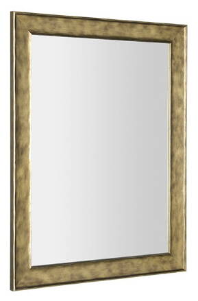 BERGARA zrkadlo v drevenom ráme 742x942mm, zlatá