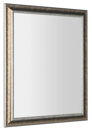 AMBIENTE zrkadlo v drevenom ráme 720x920mm, bronzová patina