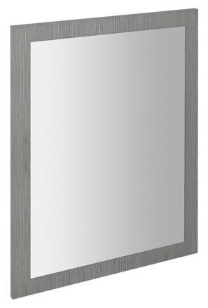NIROX zrkadlo v ráme 600x800x28mm, dub strieborný