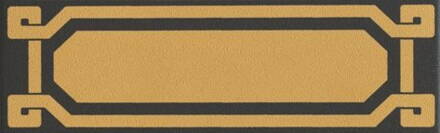 OLD ENGLAND Listello Black Leeds 6x20