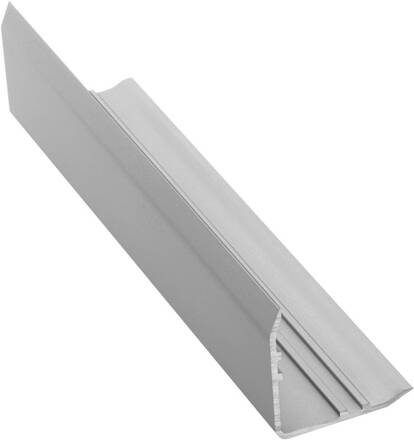 Ochranný profil, matný eloxovaný hliník, L 200cm, 25mm