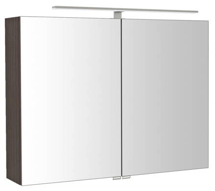 RIWA galérka s LED osvetlením, 81x70x17cm, borovica rustik