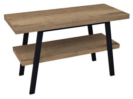 TWIGA umývadlový stolík 120x72x50 cm, čierna matná/dub Rover