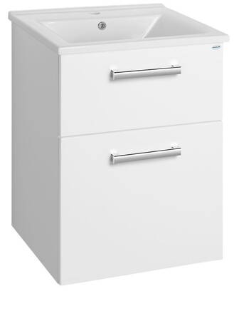 VEGA umývadlová skrinka 50cm, 2xzásuvka, biela
