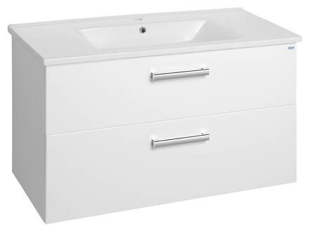 VEGA umývadlová skrinka 100cm, 2xzásuvka, biela