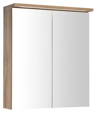 KAWA STRIP Galérka s LED osvetlením 60x70x22cm, dub emporio