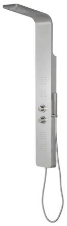 PRESTIGE sprchový panel s termostat. batériou 200x1400 mm, nerez