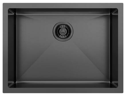 ZENITH nerezový drez 60x45cm, antracit
