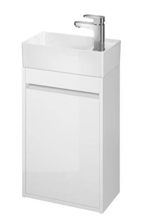 Cersanit CREA SKRINKA POD UMÝVADLO S DVIERKAMI 40 cm, biela lesklá S924-001