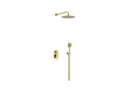 Excellent Clever 2.0 sprchová a vaňová set podomietková s dažďová sprcha 25 cm, 2 funkcia, chróm
