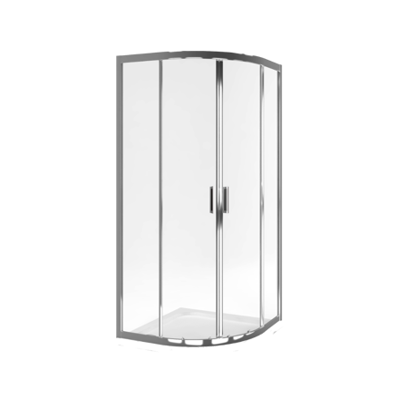Excellent Series 201 štvorcová kabína 90x90 cm posuvné dvere, povrch Clean Control, chróm