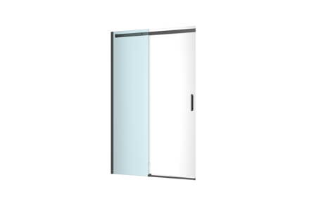 Excellent Rols posuvné sprchové dvere 100 cm dvere prvok 1/2, čierna matná