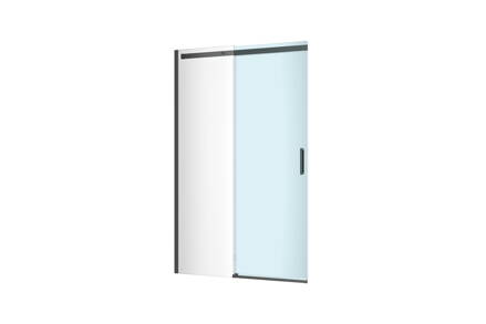 Excellent Rols posuvné sprchové dvere 140 cm pevný prvok 2/2, chróm