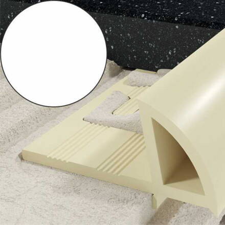 Excellent EN hrana profil 10 mm dĺžka 250 cm, PVC, vanilla