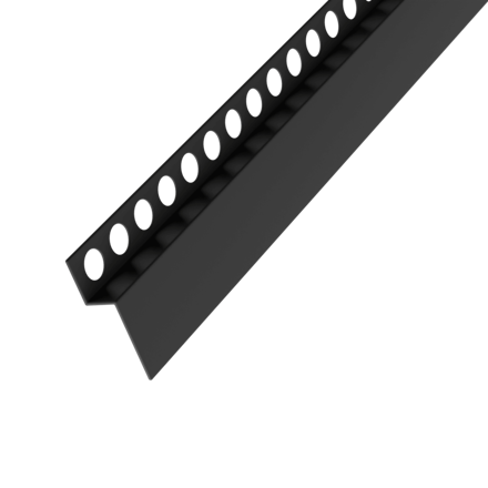 Excellent QN Protective rohová profil 12 mm dĺžka 250 cm, hliník, elektrolyticky leštená zlatá