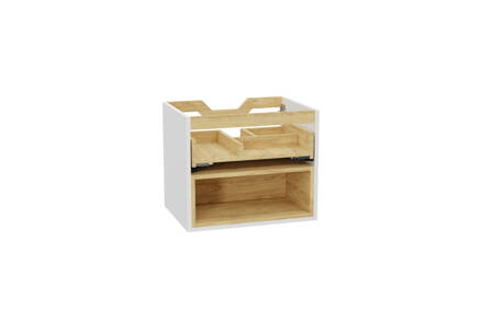 Excellent Tuto 2.0 skrinka telo 60 cm, 1 drawer bez čelo, bez pracovná doska, čierna matná/dub