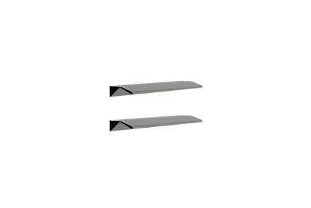 Excellent Blanko handles set of 2, čierna matná