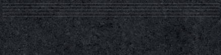 Tubadzin ZIMBA BLACK STRUKTURA MAT REKT. 29,6X119,8 schodovka
