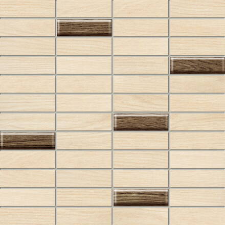 Domino MORINGA BEIGE OBDĹŽNIKOVÁ SKLENENÁ 29,8X29,8 mozaika