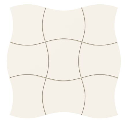 Tubadzin ROYAL PLACE WHITE 29,3X29,3 mozaika